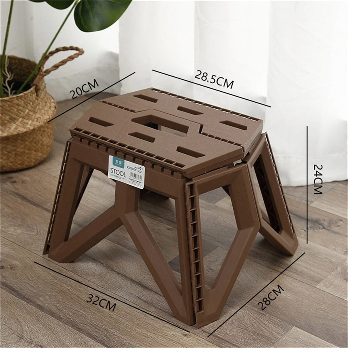 Outdoor Small Stool Portable Folding Stool High Load Bearing Durable Small Chair