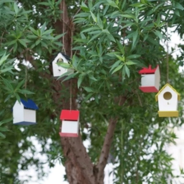 (Pack Of 4) PVC Bird House Waterproof New Style