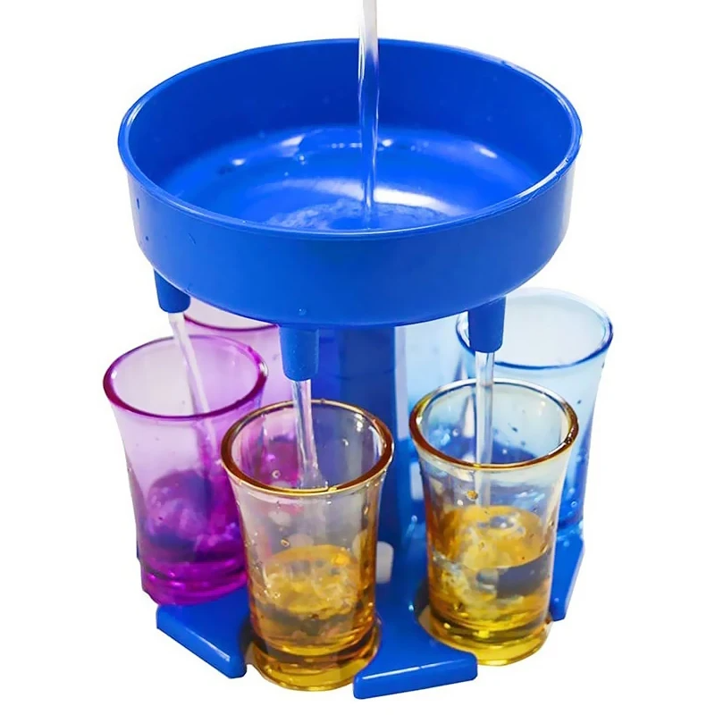 6 Glass Dispenser And Holder Fill Up To Six Glass Dispenser