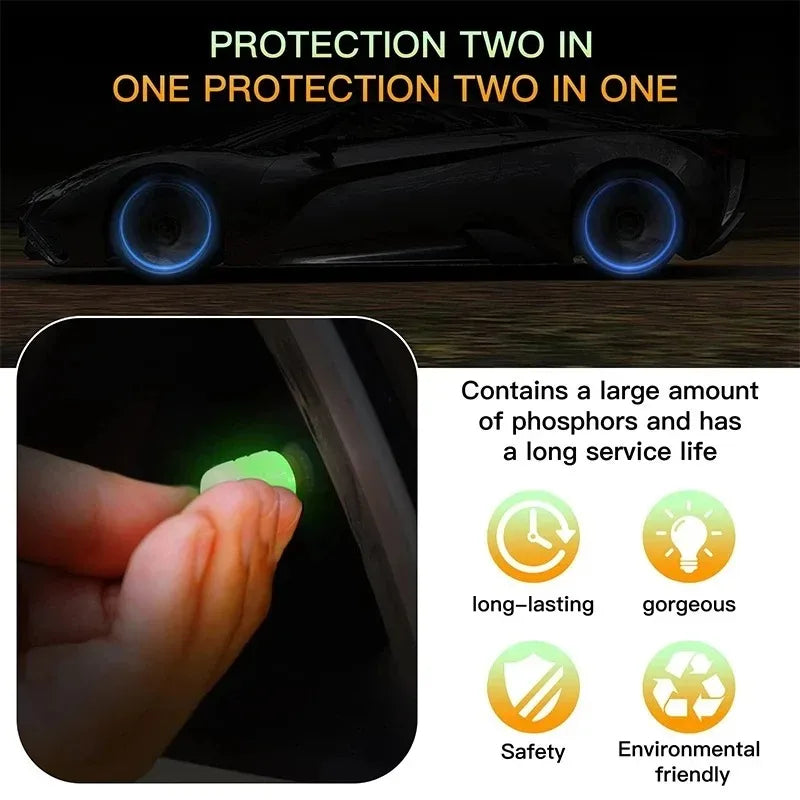 Luminous Car Tire Valve Cap