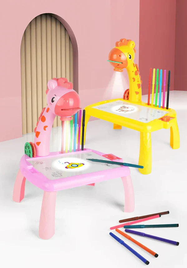 Giraffe Projection Painting Table