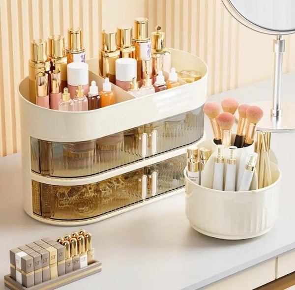 Large Capacity Desktop Cosmetic And Jewelery Organizer