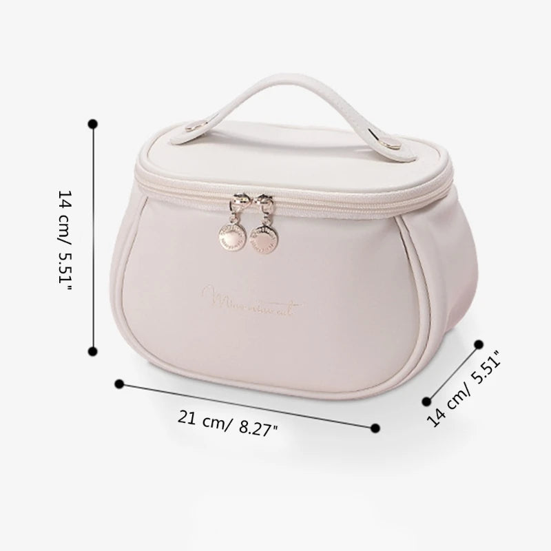 PU Leather Travel Makeup Bag