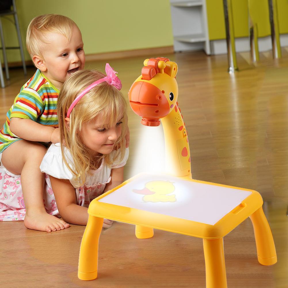 Giraffe Projection Painting Table