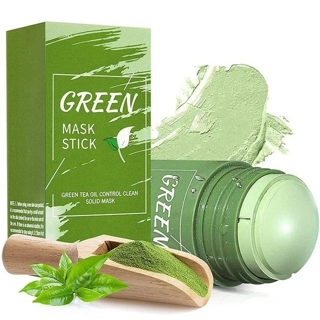 GREEN MASK STICK BLACK HAEAD
