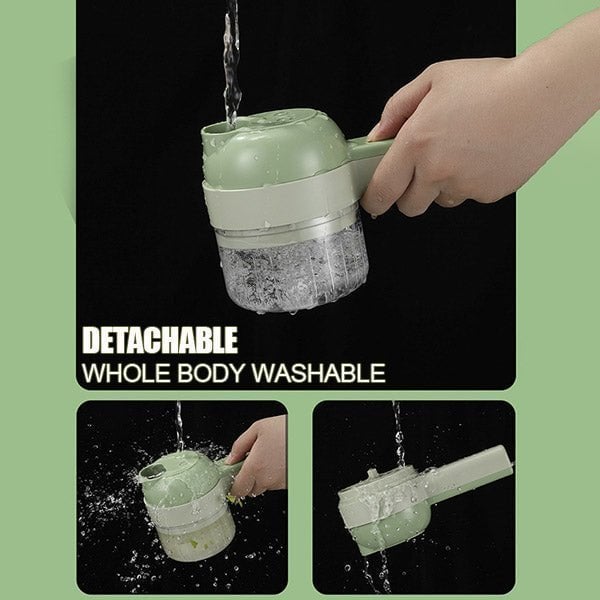 4 in 1 Multifunctional Handheld Electric Vegetable Cutter Set