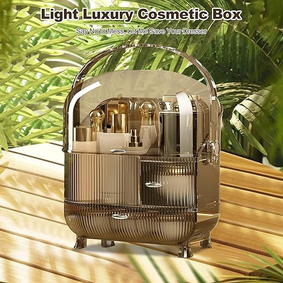 Transparent Dustproof Cosmetic Organizer