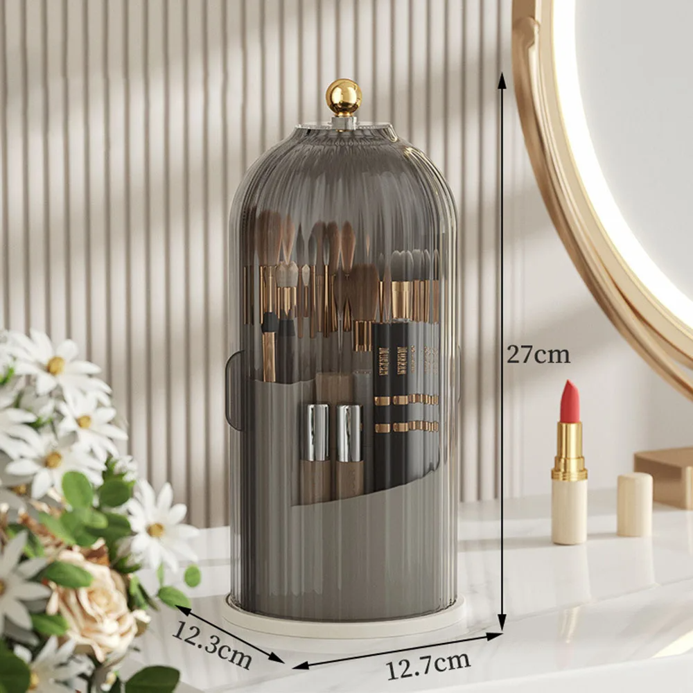 Luxury Rotating Makeup Brush Holder