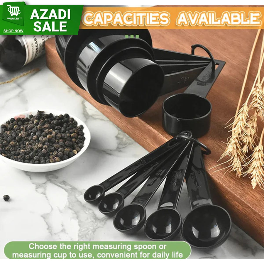 10 PCS Multipurpose Measuring / scale Spoon and cups