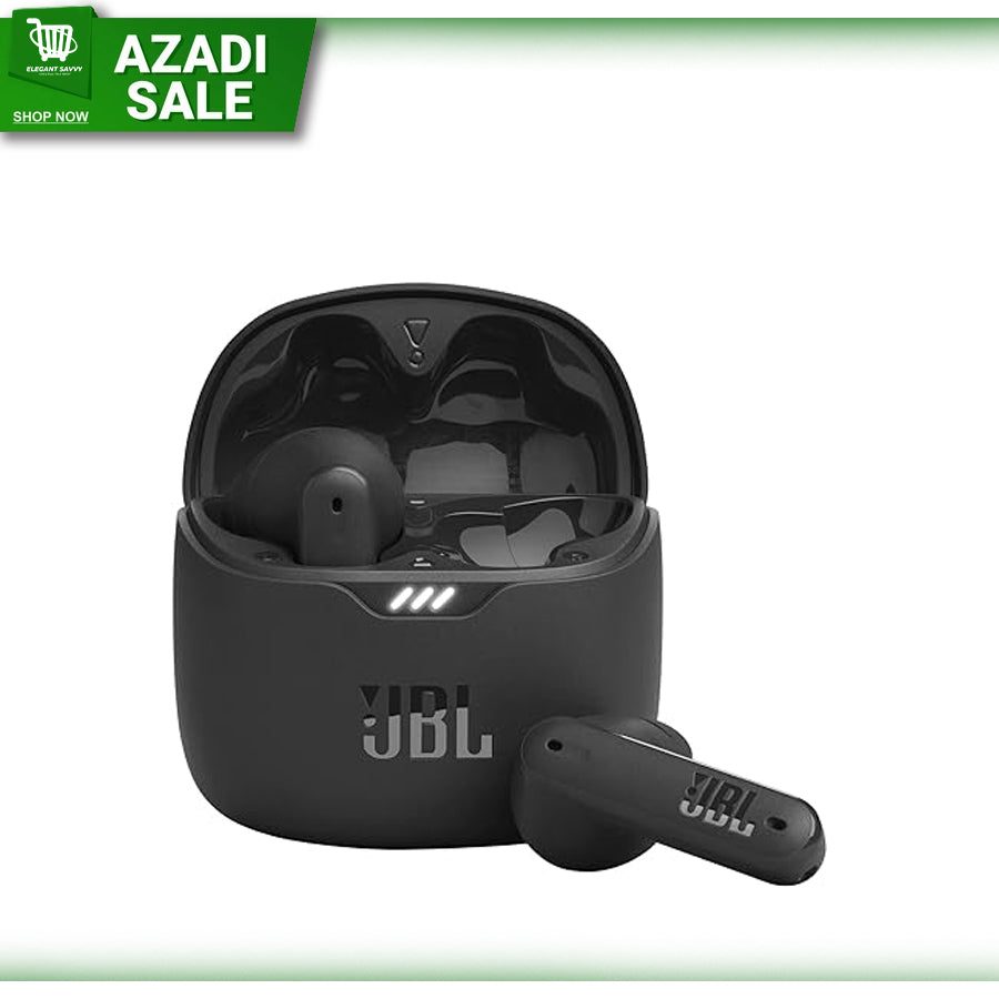 JBL Tune Flex - True Wireless Noise Cancelling Earbuds (Black), Small