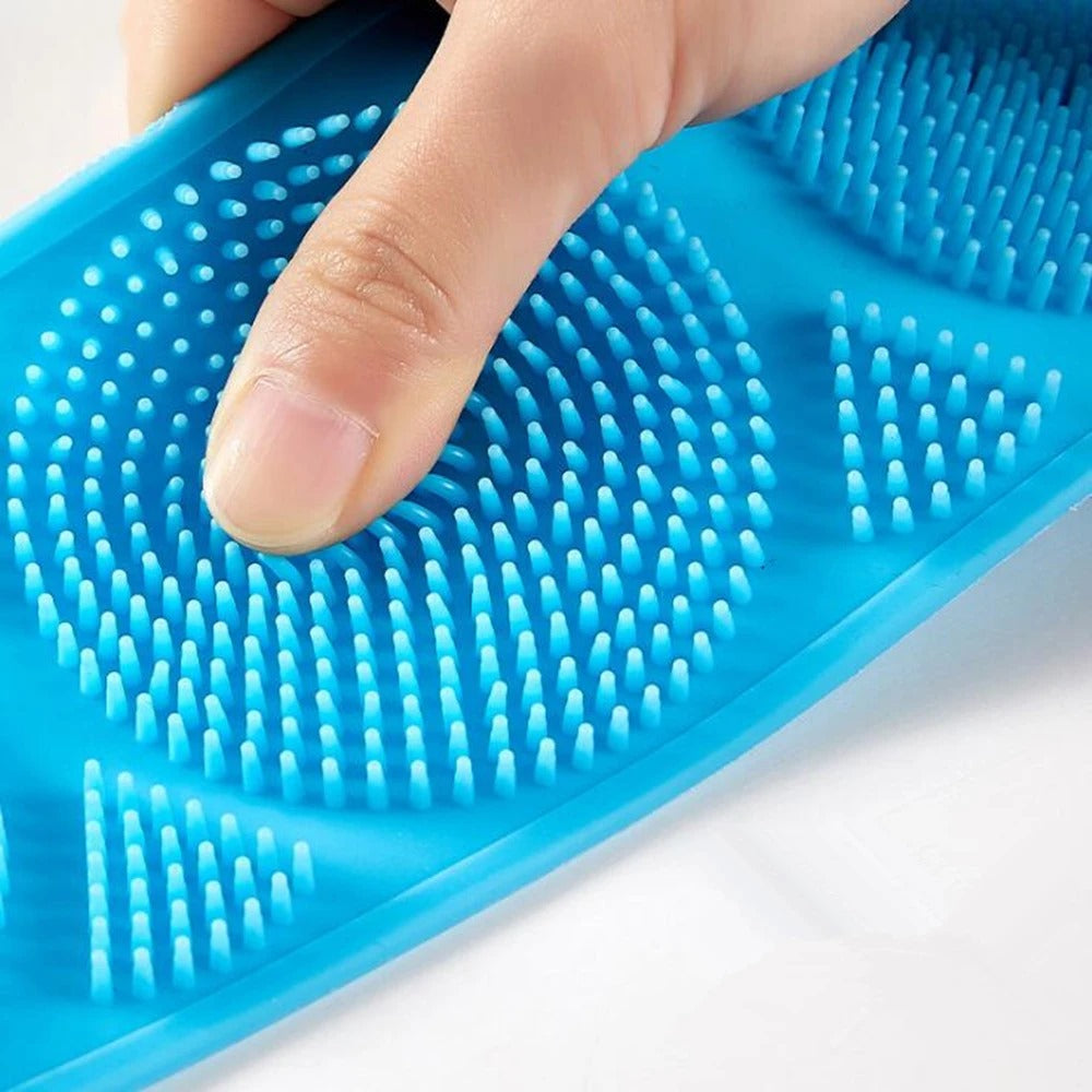 Silicone Body Back Scrubber Bath Towel