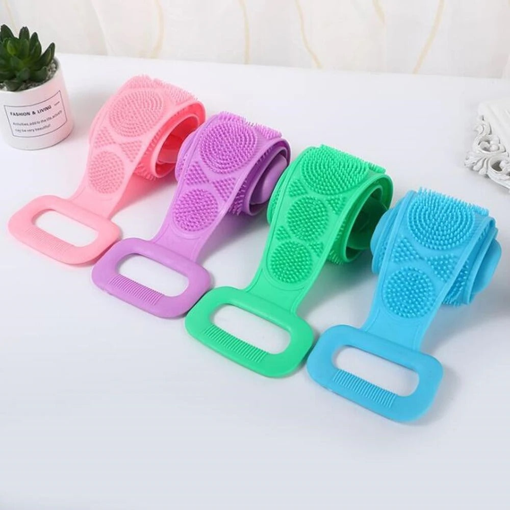 Silicone Body Back Scrubber Bath Towel