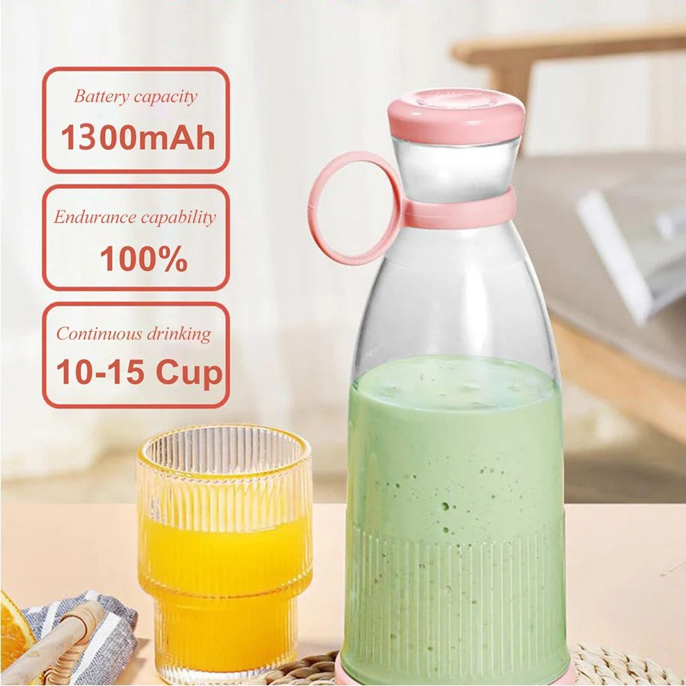 Multifunctional Portable Electric Mini Bottle Juicer for shakes, smoothies and juices