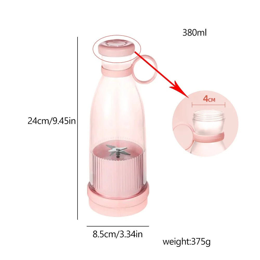Multifunctional Portable Electric Mini Bottle Juicer for shakes, smoothies and juices