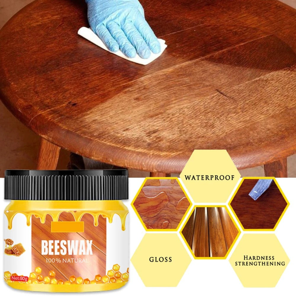 Beeswax Furniture Polish - Natural Wood Wax, 85G
