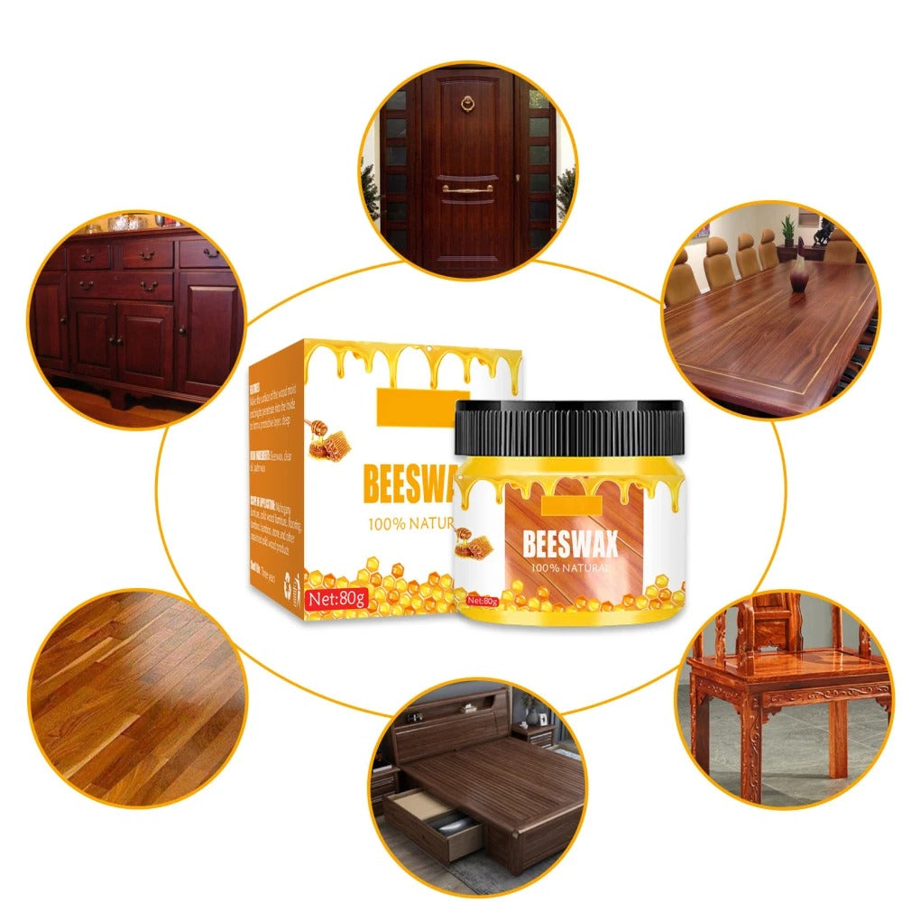 Beeswax Furniture Polish - Natural Wood Wax, 85G