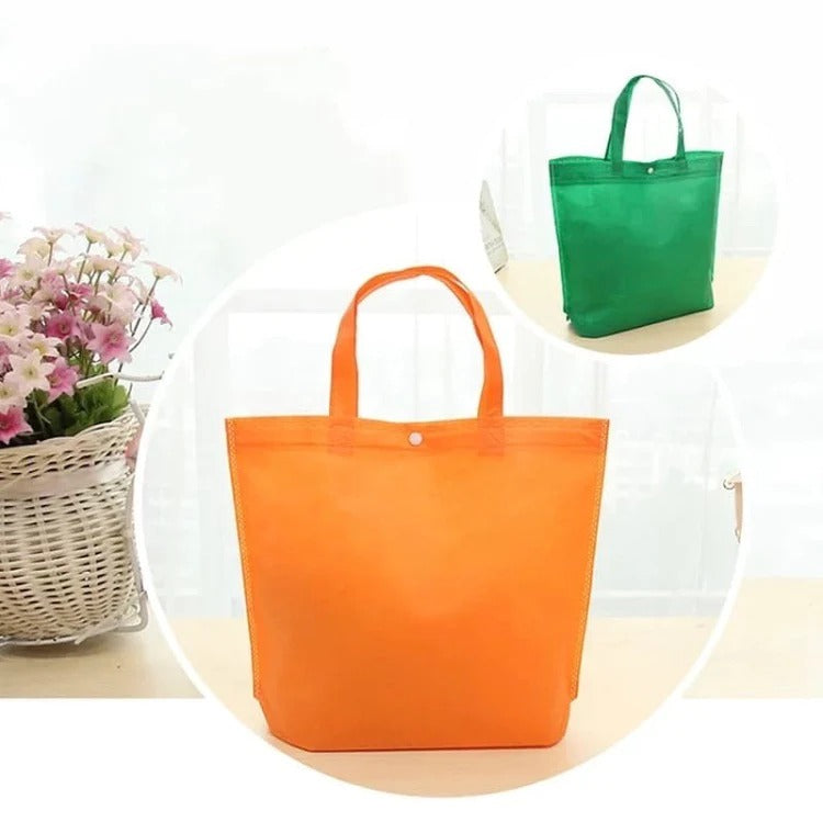 Reusable Plain Cotton Tote Shoulder Washable Grocery Bag/Thela