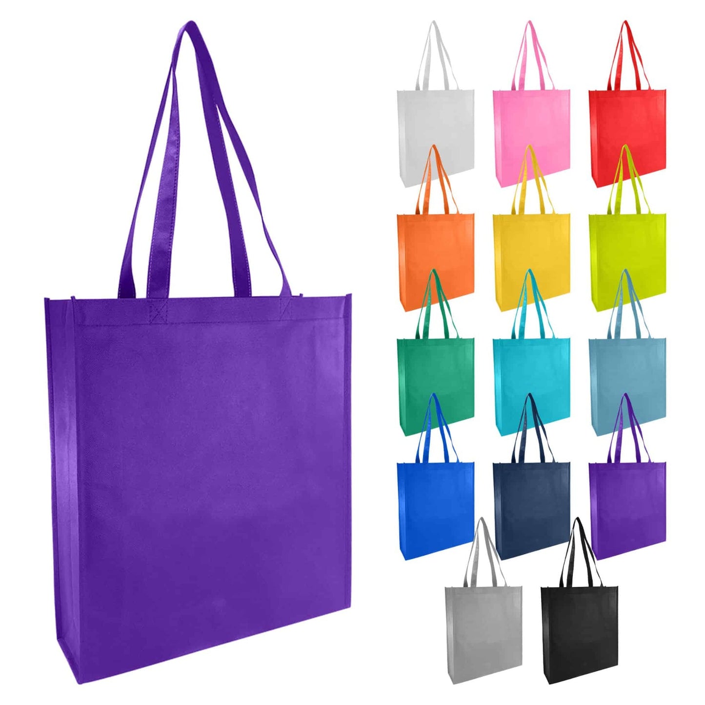 Reusable Plain Cotton Tote Shoulder Washable Grocery Bag/Thela