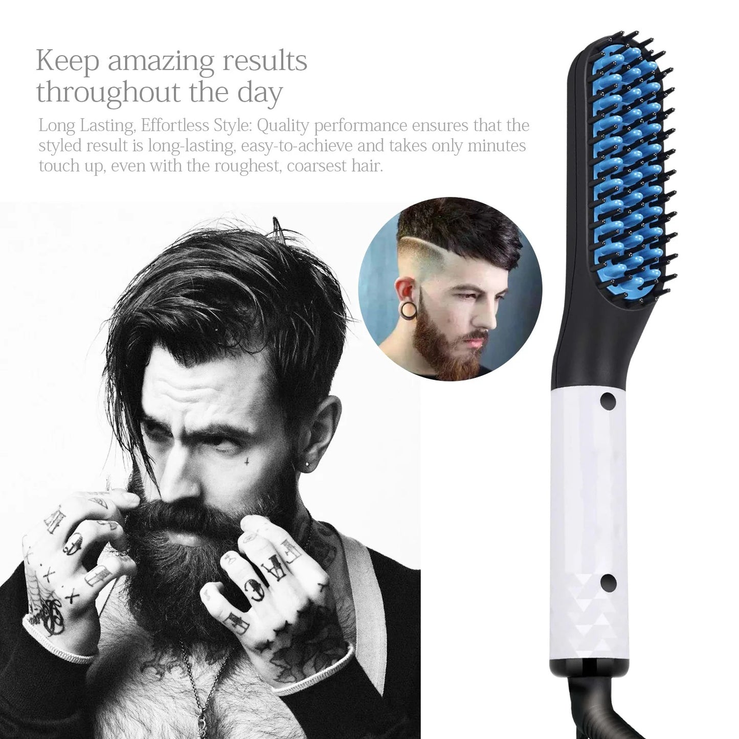 Multifunctional Beard & Hairs Styling/Straightening Comb