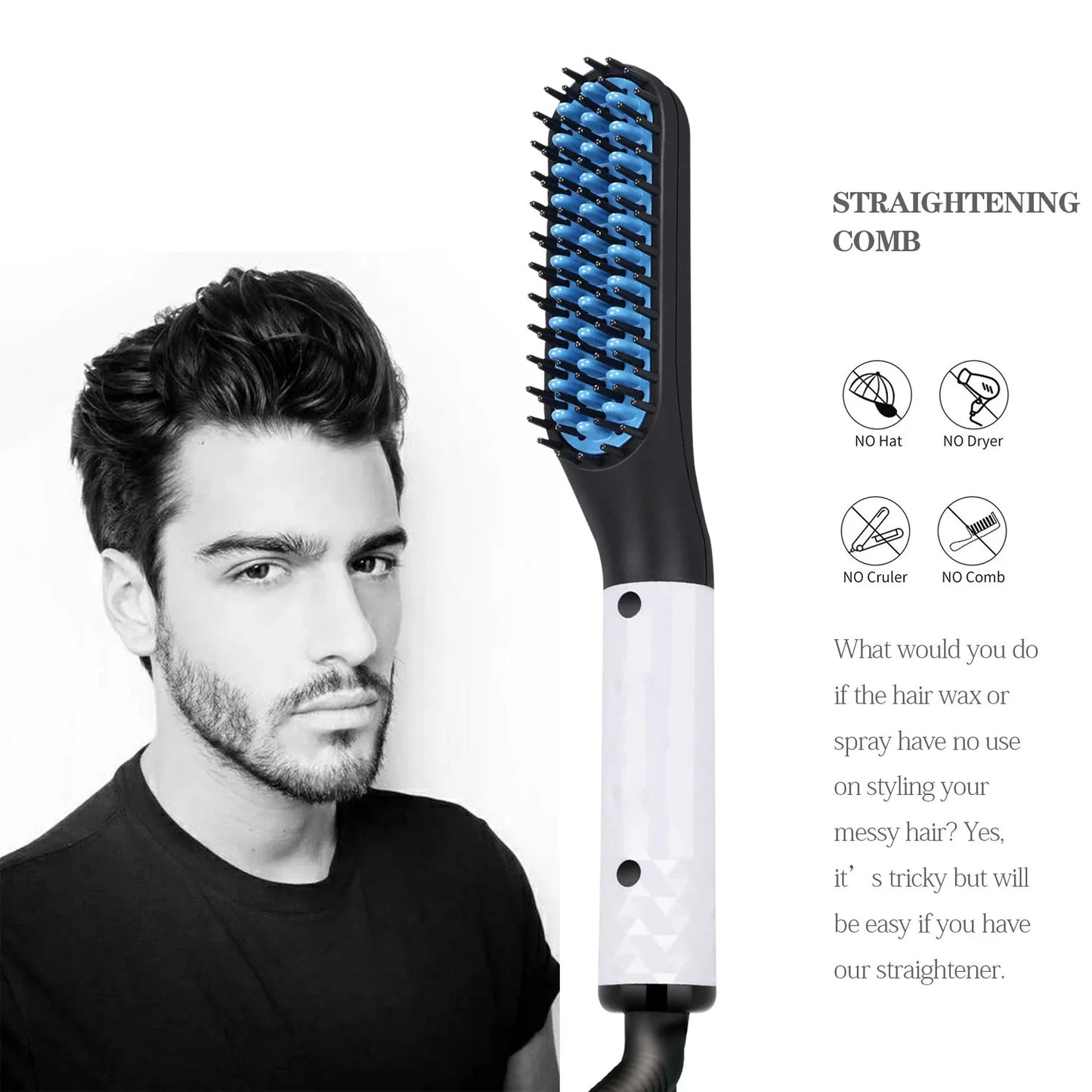 Multifunctional Beard & Hairs Styling/Straightening Comb