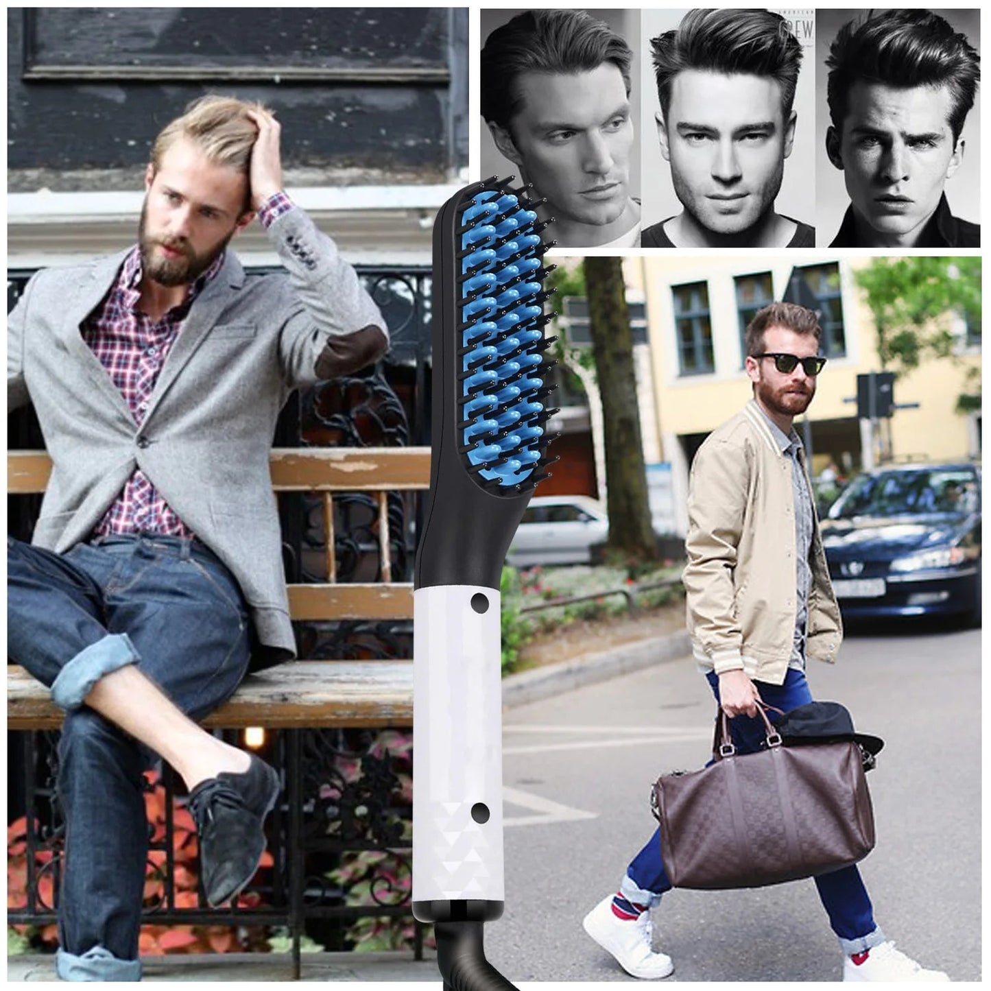 Multifunctional Beard & Hairs Styling/Straightening Comb