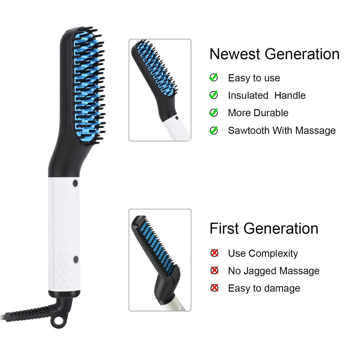 Multifunctional Beard & Hairs Styling/Straightening Comb
