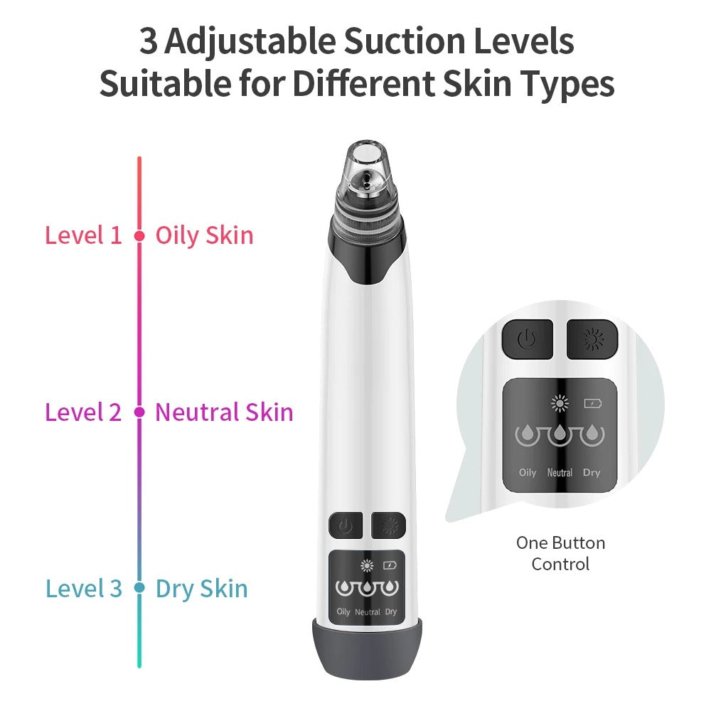 6 in 1 Multi-Functional Rechargeable Blackhead Remover
