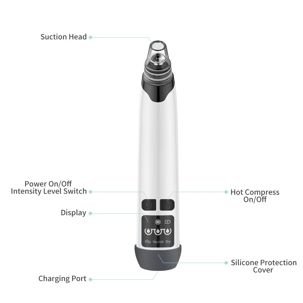6 in 1 Multi-Functional Rechargeable Blackhead Remover