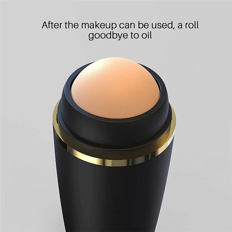 Oil Absorbing Volcanic Roller for Oily Skin