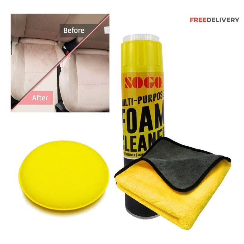 Multipurpose foam Cleaner for car/window/ household items Spray