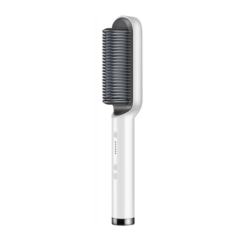 2-in-1 Hair Straightener Iron Brush/ Comb