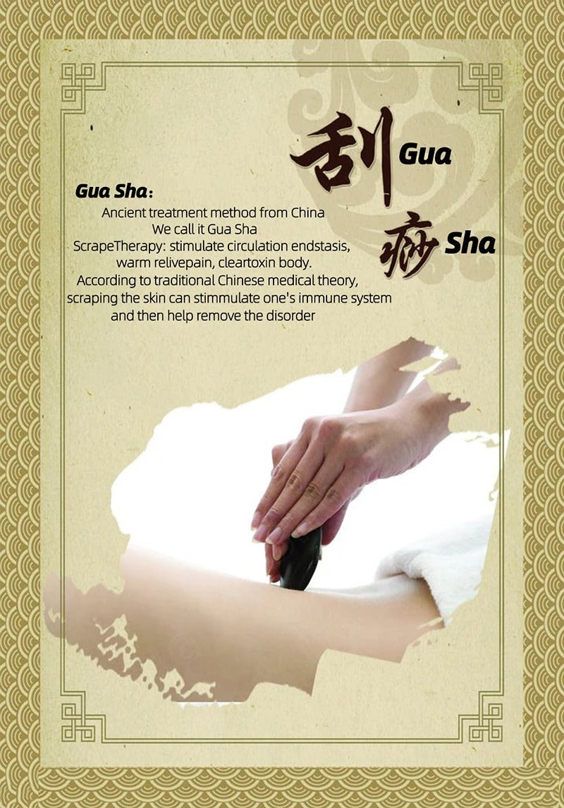 Jade Stone Roller & Gua Sha Facial & Body Massager