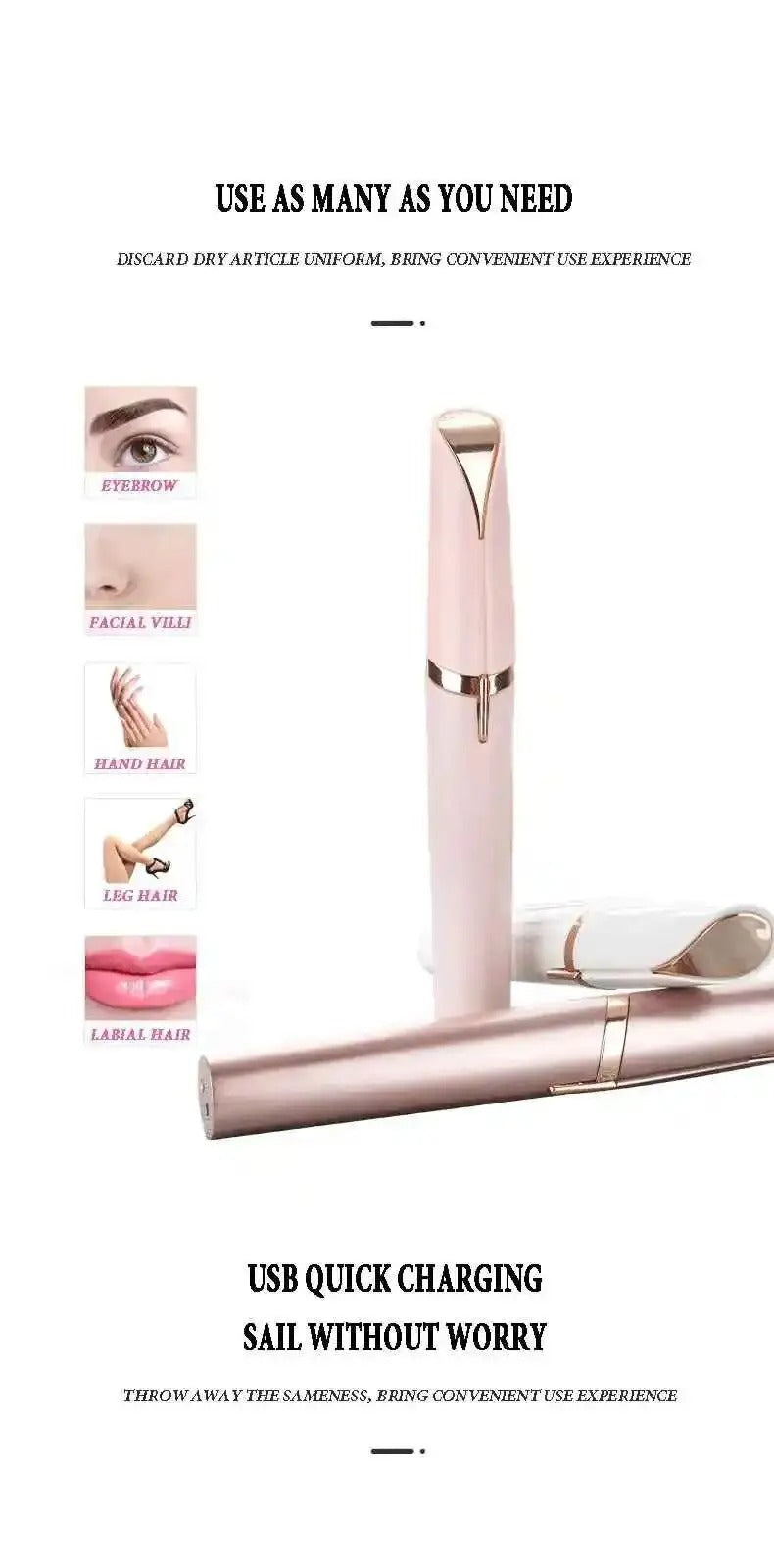 High Quality Flawless Eyebrow Trimmer Machine