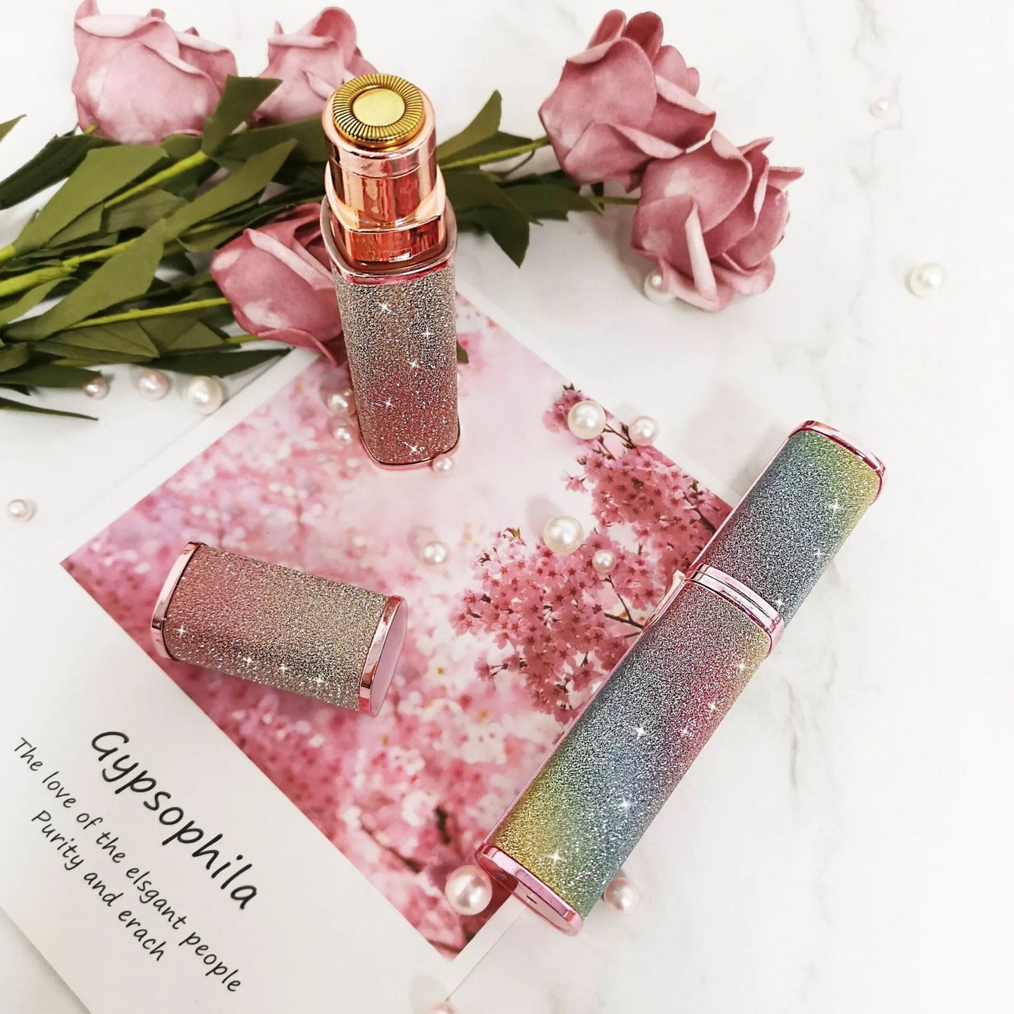 2 in 1 Rechargeable Electric Eyebrows Trimmer and Facial Hair Remover