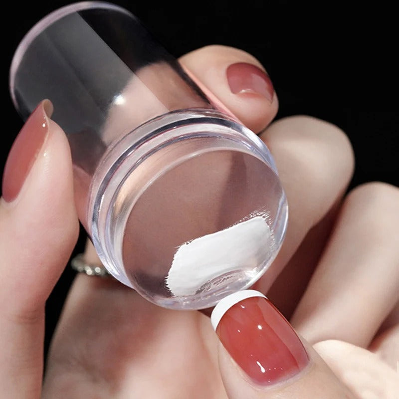 French Nails Silicone Stamp Eco-Friendly Nail Art Tool