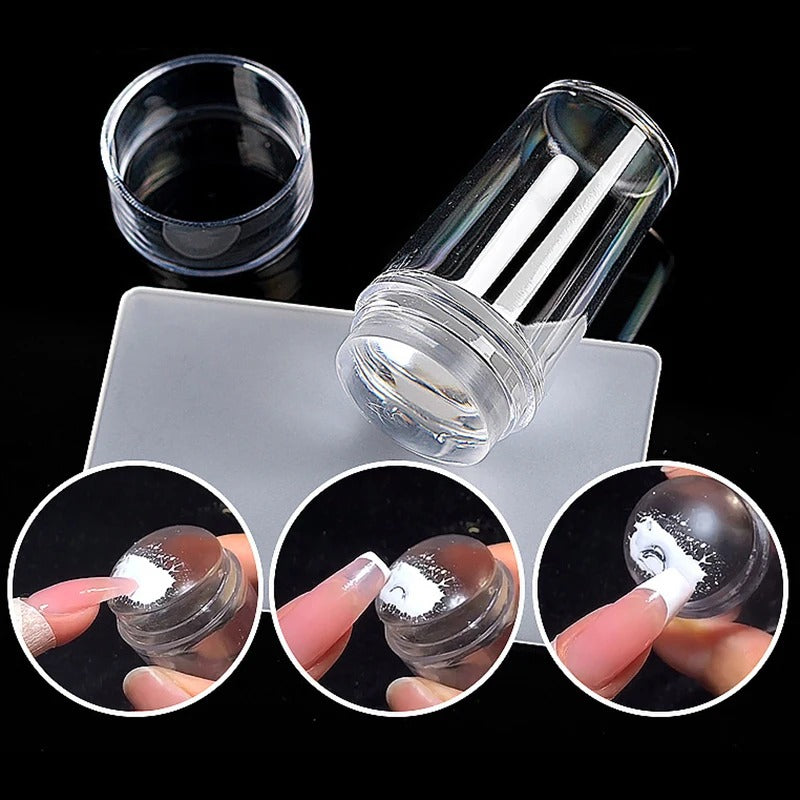 French Nails Silicone Stamp Eco-Friendly Nail Art Tool
