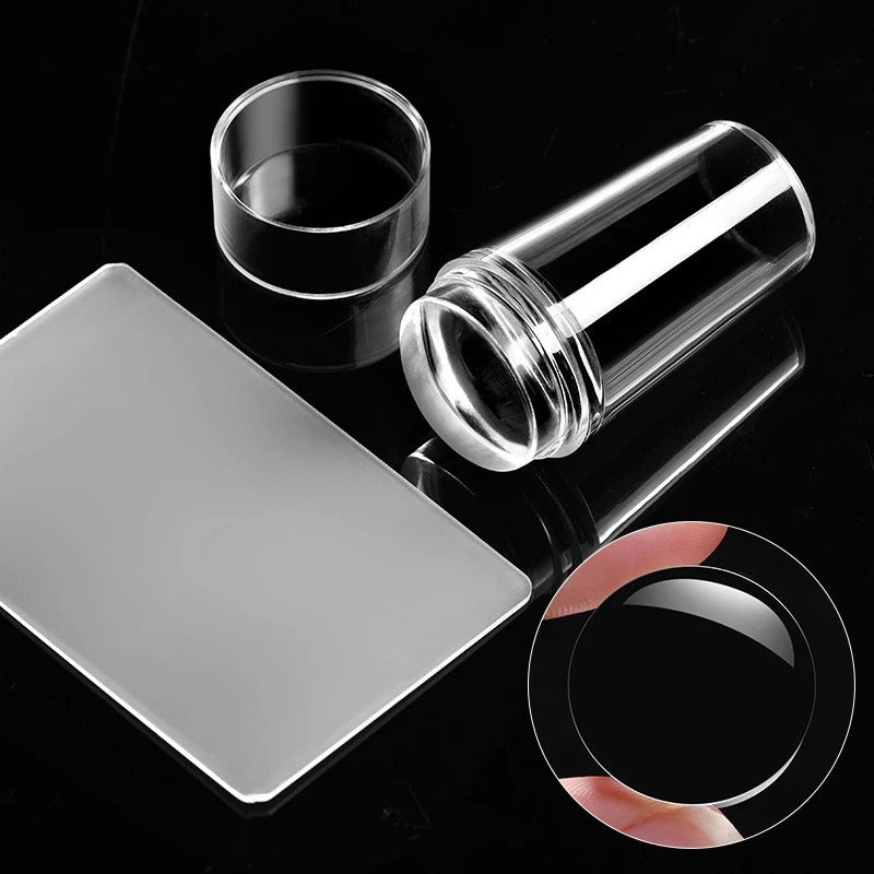 French Nails Silicone Stamp Eco-Friendly Nail Art Tool