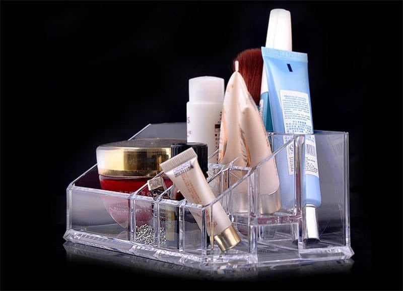 Multiple Grid Cosmetics Organizer