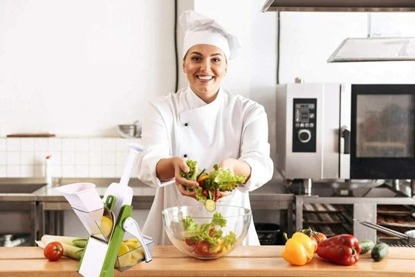 4 in 1 Mandoline Spring Slicer Vegetable and Fruits Cutter