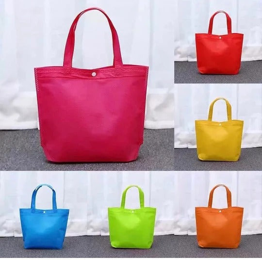 Reusable Plain Cotton Tote Shoulder Washable Grocery Bag/Thela