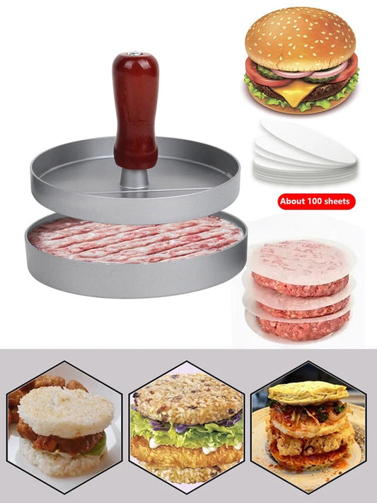 Non-stick Stainless Steel Burger Patty Press Maker Molder