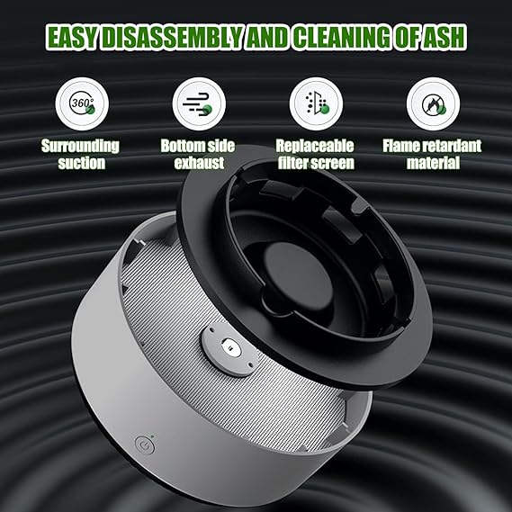 Electronic Smokeless Car Ashtray (random Colors) (box Packing)