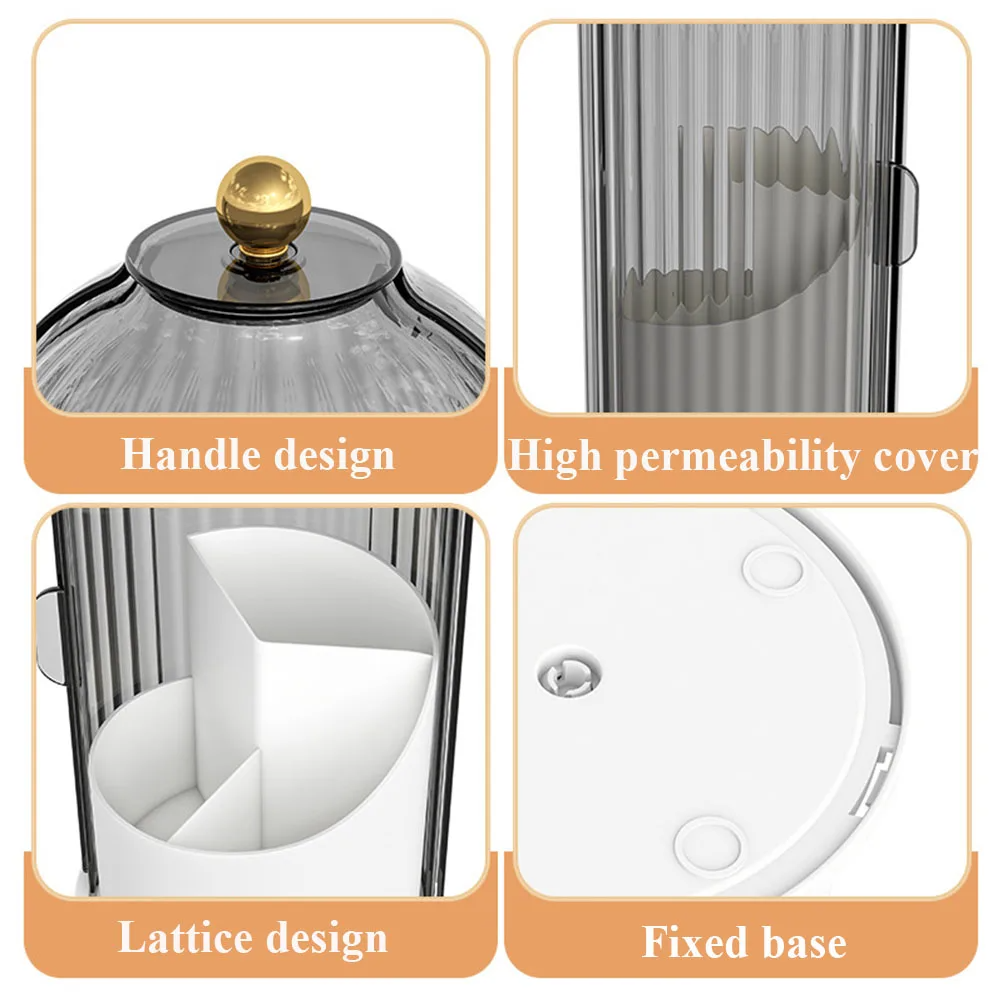 Luxury Rotating Makeup Brush Holder