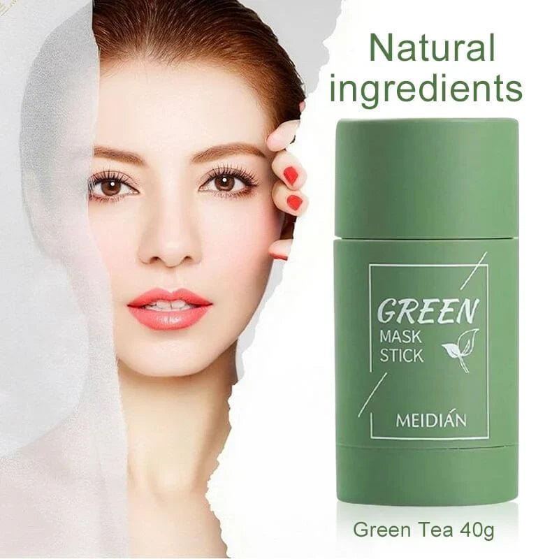 GREEN MASK STICK BLACK HAEAD