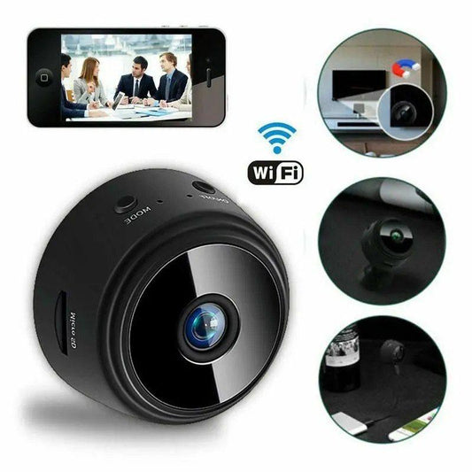 A9 Mini WiFi Camera - 1080P HD with Magnetic Mount and Mobile App