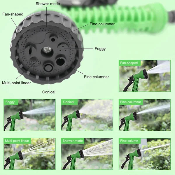 Magic Hose Pipe 50 Ft For Home, Lawn And Car Wash (random Color)