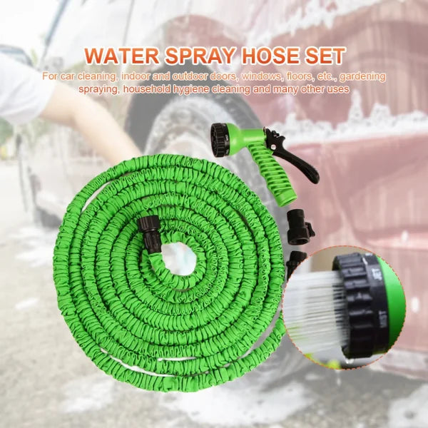 Magic Hose Pipe 50 Ft For Home, Lawn And Car Wash (random Color)