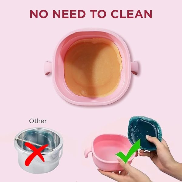 Portable Silicone Wax Warmer Foldable Wax Heater Rechargeable