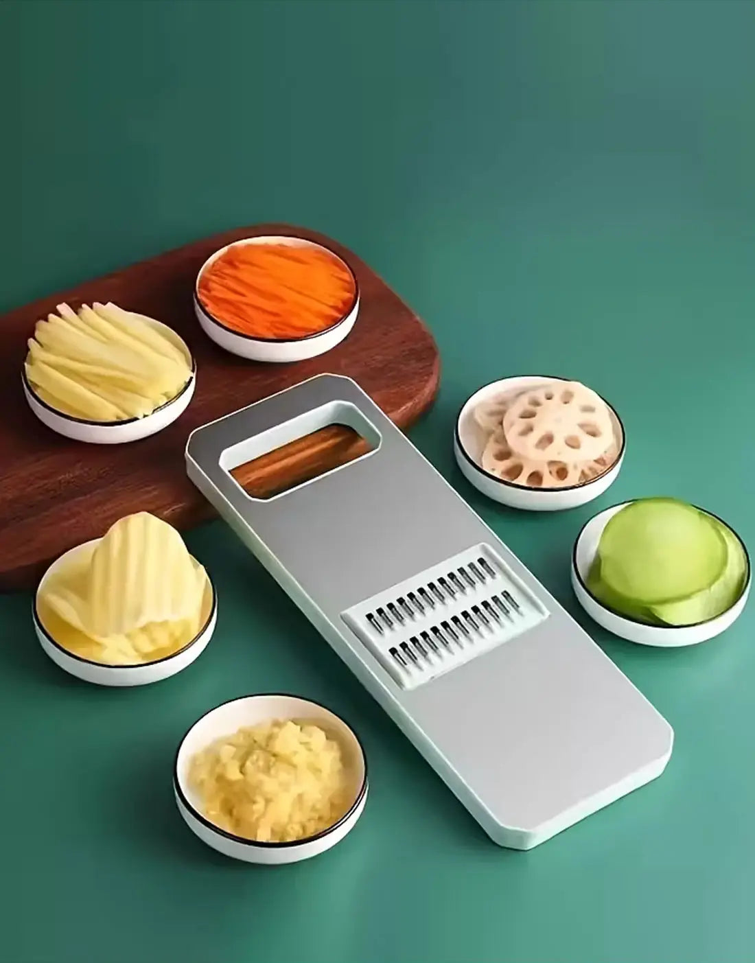 6 in 1 Stainless Steel Multifunctional Vegetable Slicer Cutter