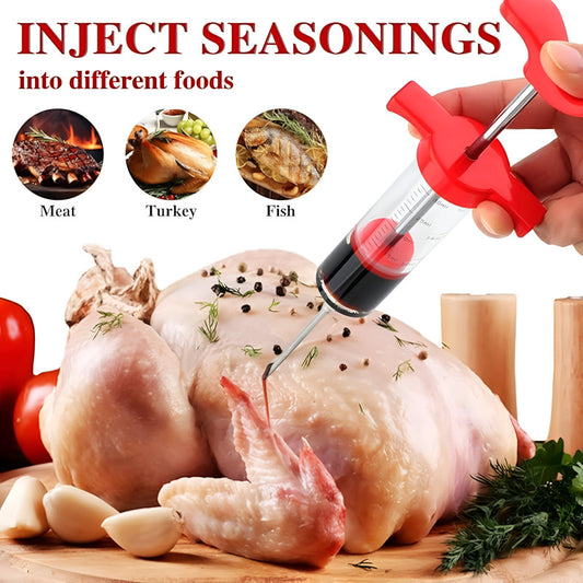 Meat Injector Syringe with Needle